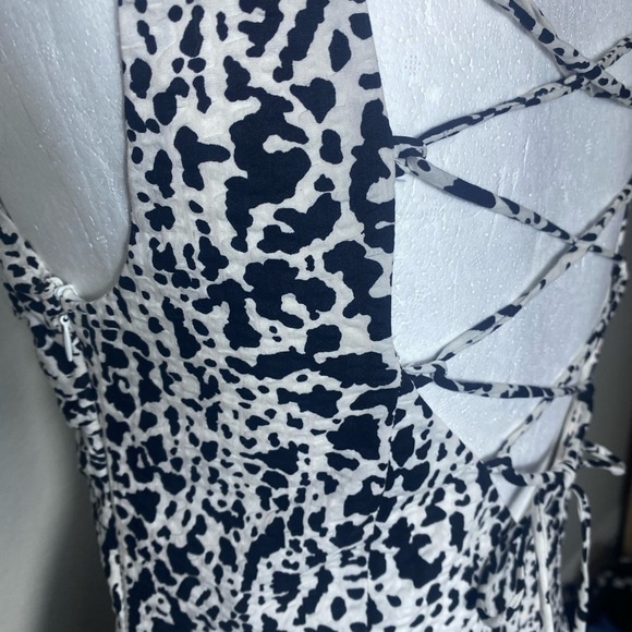 Zara cow print dress sz M - Picture 1 of 7